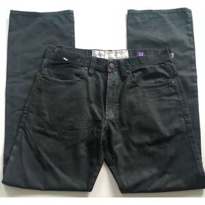 Akoo Womens Jeans Size 32 Gray 98011 Cotton 100%